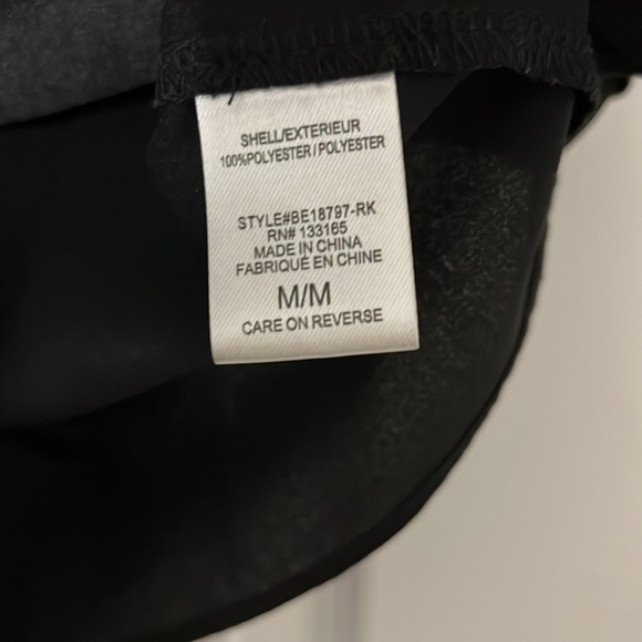 Black Satiny Button Down Blouse - Picture 5 of 5